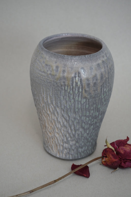 wood fired vase