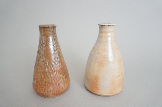 wood fired bud vases