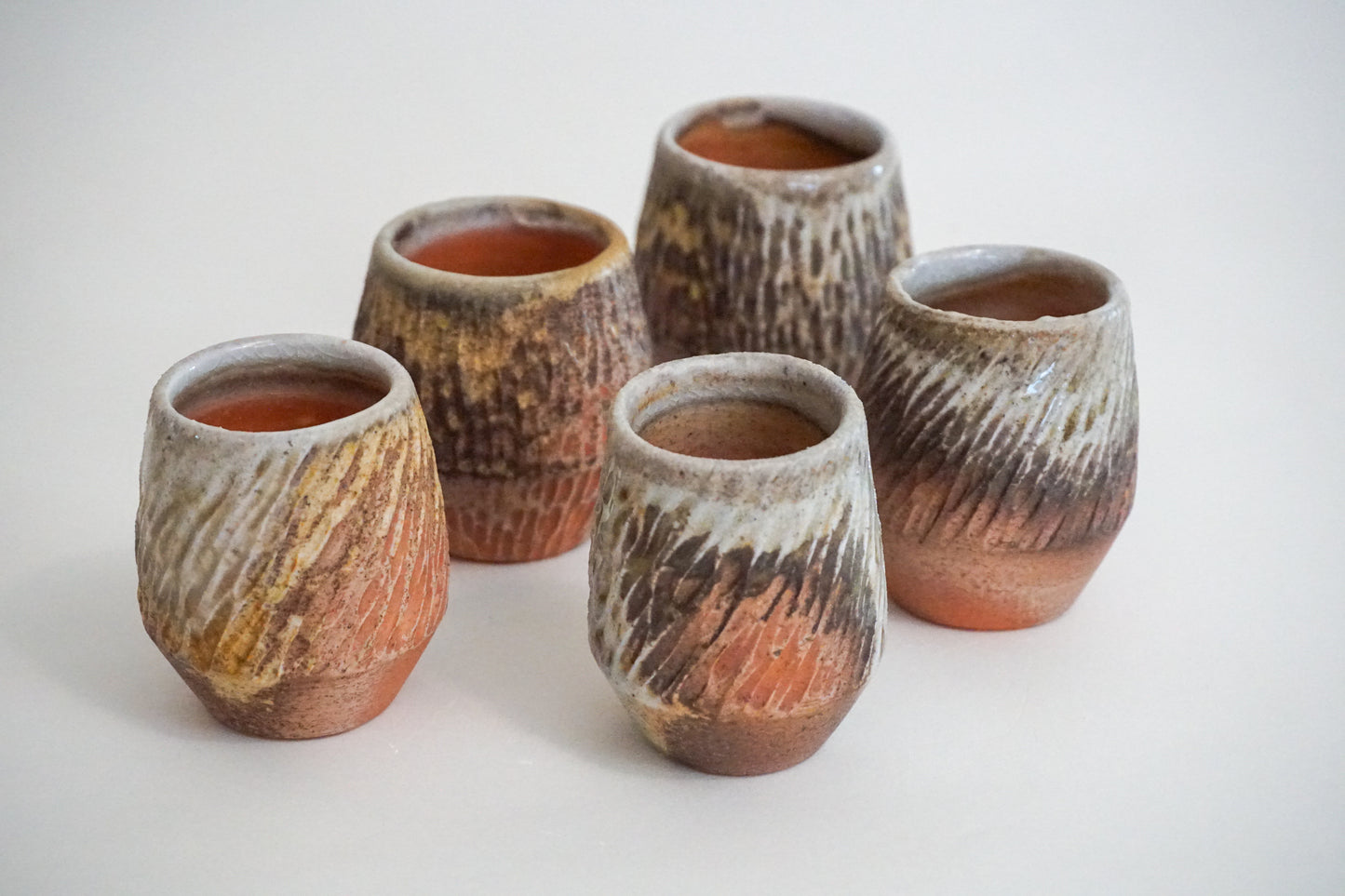 wood fired sake cups