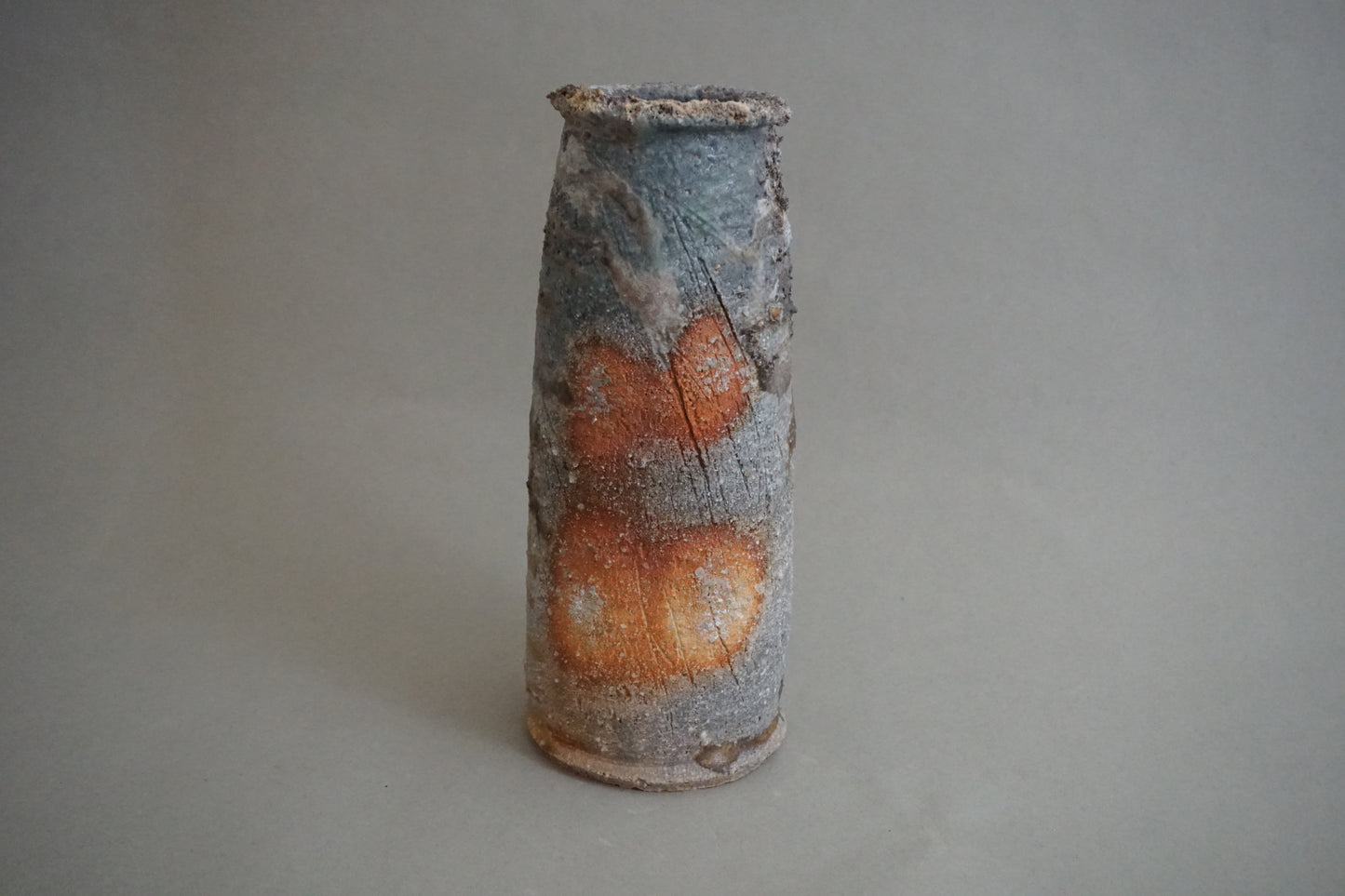 wood fired vase