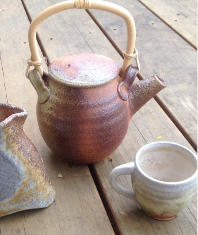 wood fired teapot