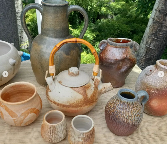 wood fired teapot