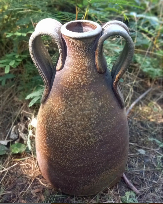 large wood fired vase